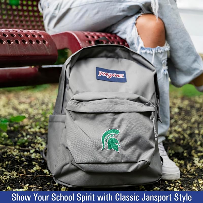 JanSport Ohio State Buckeyes SuperBreak Plus Backpack with 15-Inch Laptop Sleeve - Red Tape