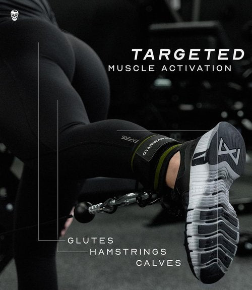 Gymreapers Ankle Straps - Adjustable Neoprene Leg Straps for Cable Machine Glute Workouts