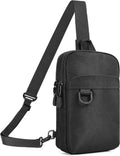 HILOMON RFID Blocking Small Sling Bag - Mini Crossbody for Travel & Hiking | Unisex Design
