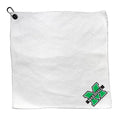 Team Golf NCAA Marshall Microfiber Towel - 15" X 15" (White) with Carabiner Clip, Premium Microfiber with Deep Waffle Pockets - Superior Water Absorption and Quick Dry Golf Cleaning Towel