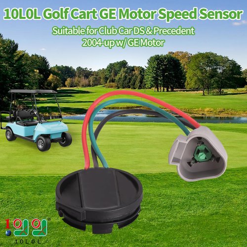 10L0L Golf Cart GE Motor Speed Sensor Fits for Club Car DS Precedent 2004-up W/GE Motor, Replace OEM 102265601