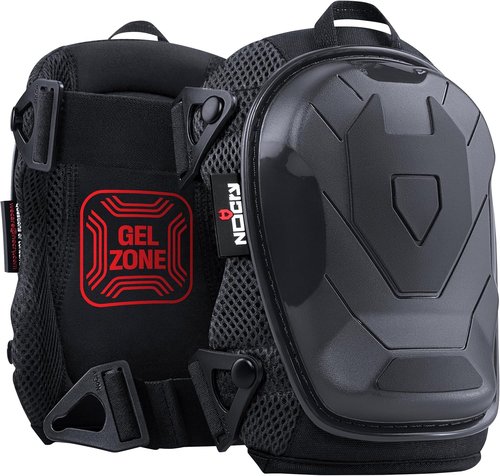 NoCry Knee Pads - Professional Heavy Duty Construction Support with Non-Slip Cap & Adjustable Straps | Thick Foam & Gel Cushioning