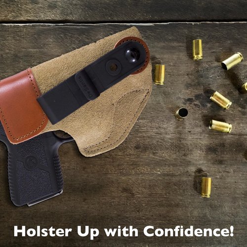 DeSantis Sof-Tuck IWB Holster- Compatible with GLOCK 26, 27, 33, S/A XDS 3.3""- Walther PPS, PPS M2, PK380 - S&W M&P CPT 9/40, CZ 2075 RAMI - Taurus PT111, PT140 G2 Mil, G2S, G2C- Right Hand Draw, Tan
