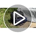 Navy Waterproof Outdoor Blanket 92x60 Inch Sherpa Fleece Stadium Blanket