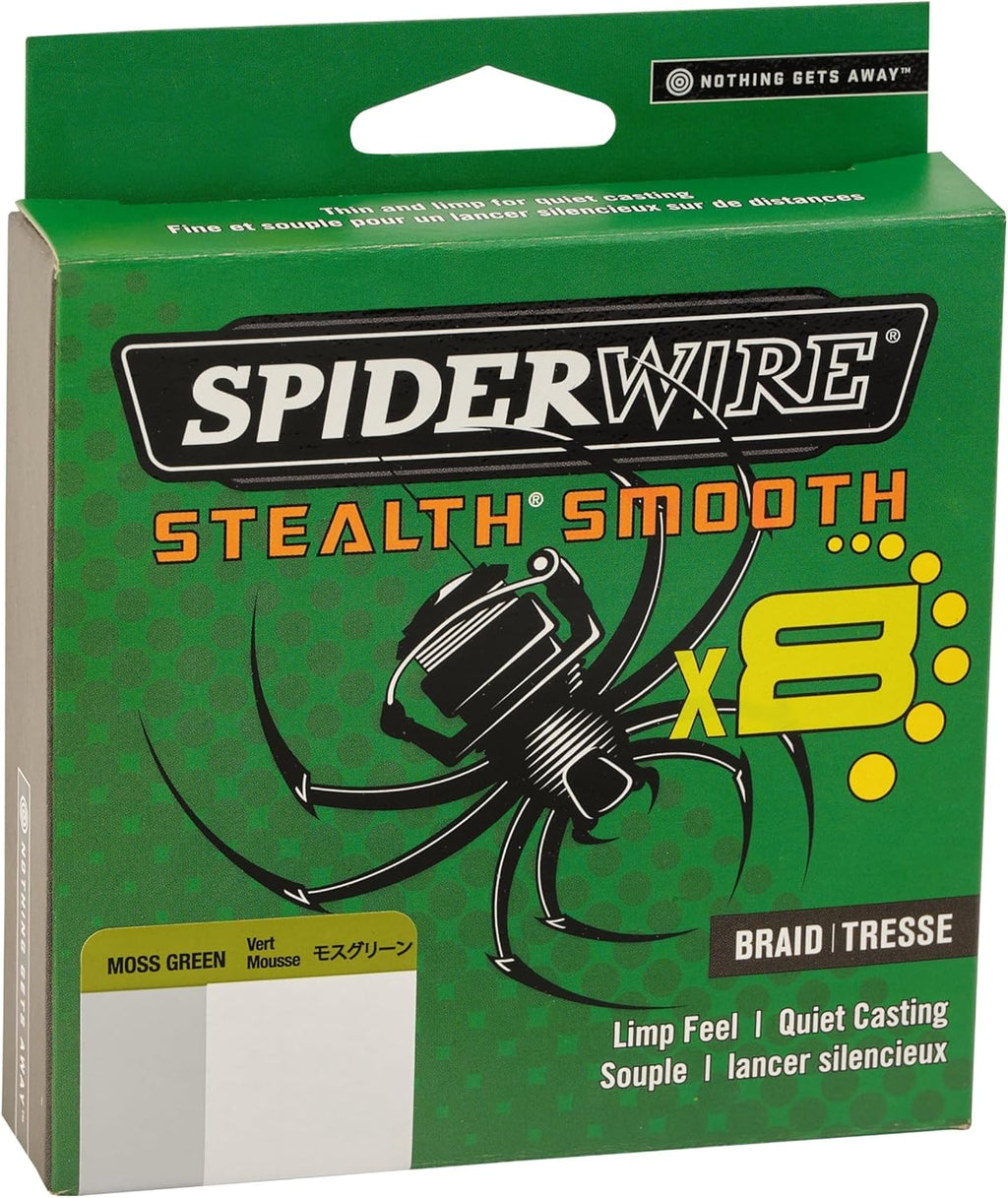 SpiderWire Stealth Braid Fishing Line - High Sensitivity & Strength | 30lb Test, 150 Yards