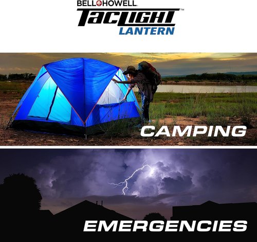 Bell+Howell Multipurpose Camping Lanterns - 4 Pack, Collapsible, Waterproof, Bright LED Lights for Emergencies