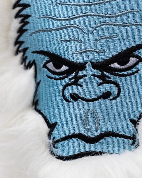 Pins & Aces Yeti Utility Head Cover - Premium, Hand-Made Fuzzy Driver Headcover - Funny, Tour Quality Golf Club Cover - Style and Customize Your Golf Bag (Utility)