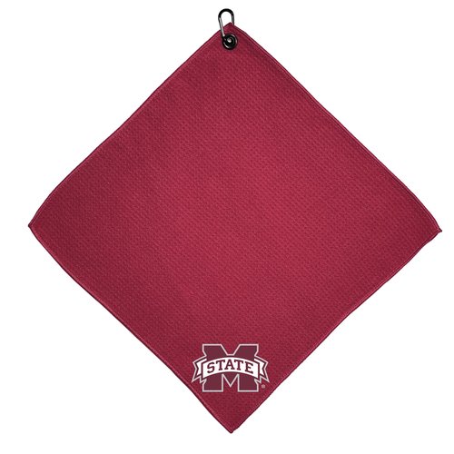 Team Golf NCAA Mississippi State Bulldogs Microfiber Golf Towel, 15x15 (Multicolor)