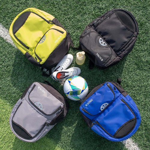 Mkour Soccer Bag - Versatile Football, Basketball & Volleyball Backpack with Ball Compartment