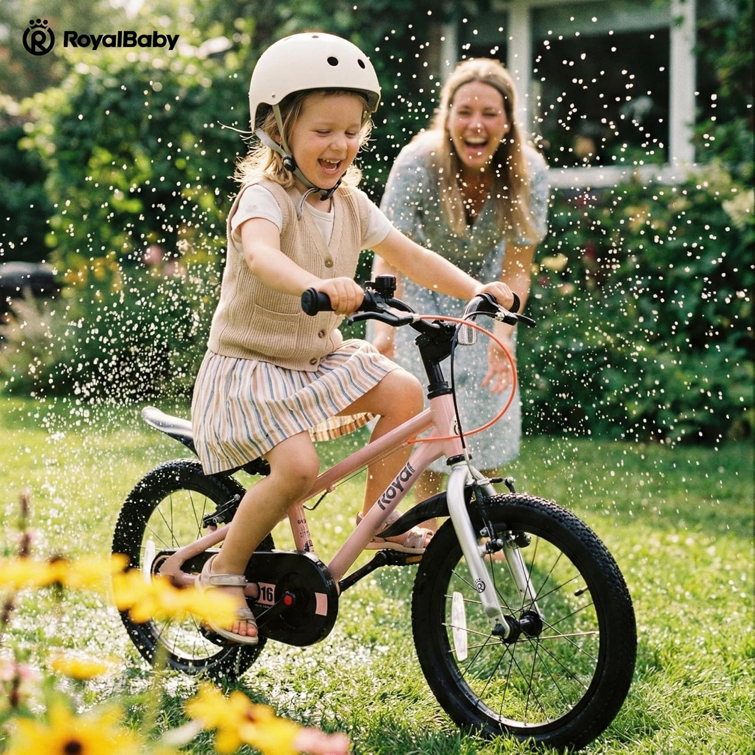 RoyalBaby EZ Fride Kids Bike - Lightweight Aluminum 2-in-1 Balance to Pedal Bike | 16, 18, 20 Inch for Ages 4+