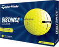 TaylorMade Distance+ Golf Balls - High Visibility Yellow for Enhanced Performance and Accuracy