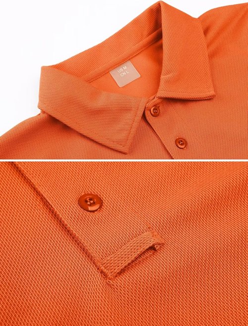 MAGCOMSEN Men's Polo Shirt - Quick Dry Tactical Performance | Short Sleeve Golf Jersey