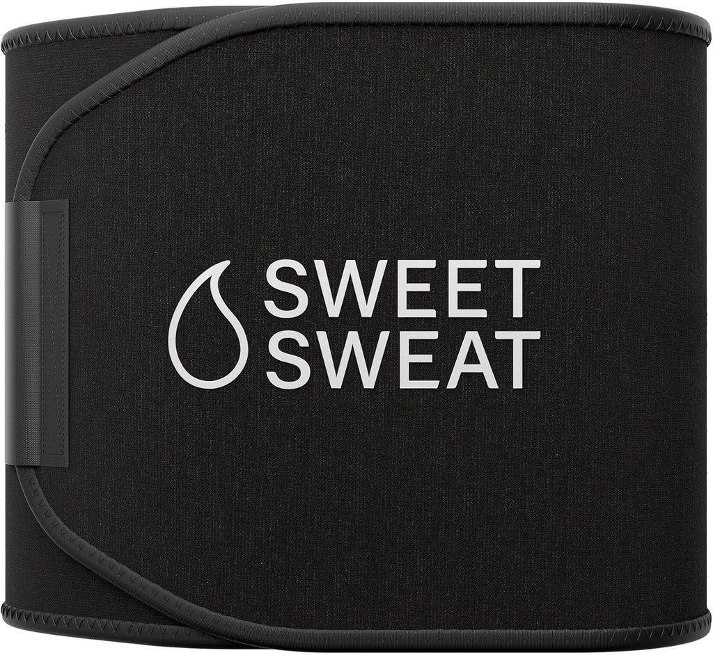Sports Research Waist Trimmer Pack - Extra-Coverage Sweet Sweat Trimmer (Large) & Tropical Gel (6.4oz)