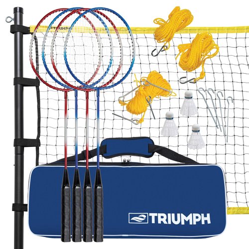 Triumph Competition Badminton Set with Steel Construction