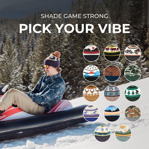 KAVU Herschel Beanie, Mountain Stripe, One Size