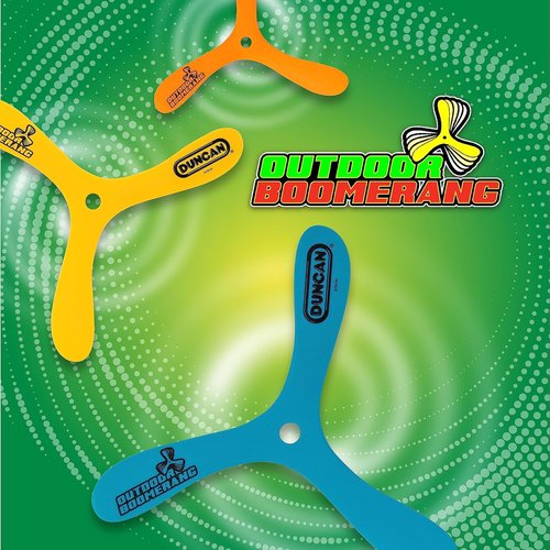 Duncan Toys Booma Outdoor Boomerang - Colorful Medium Sports Toy for Fun Playtime