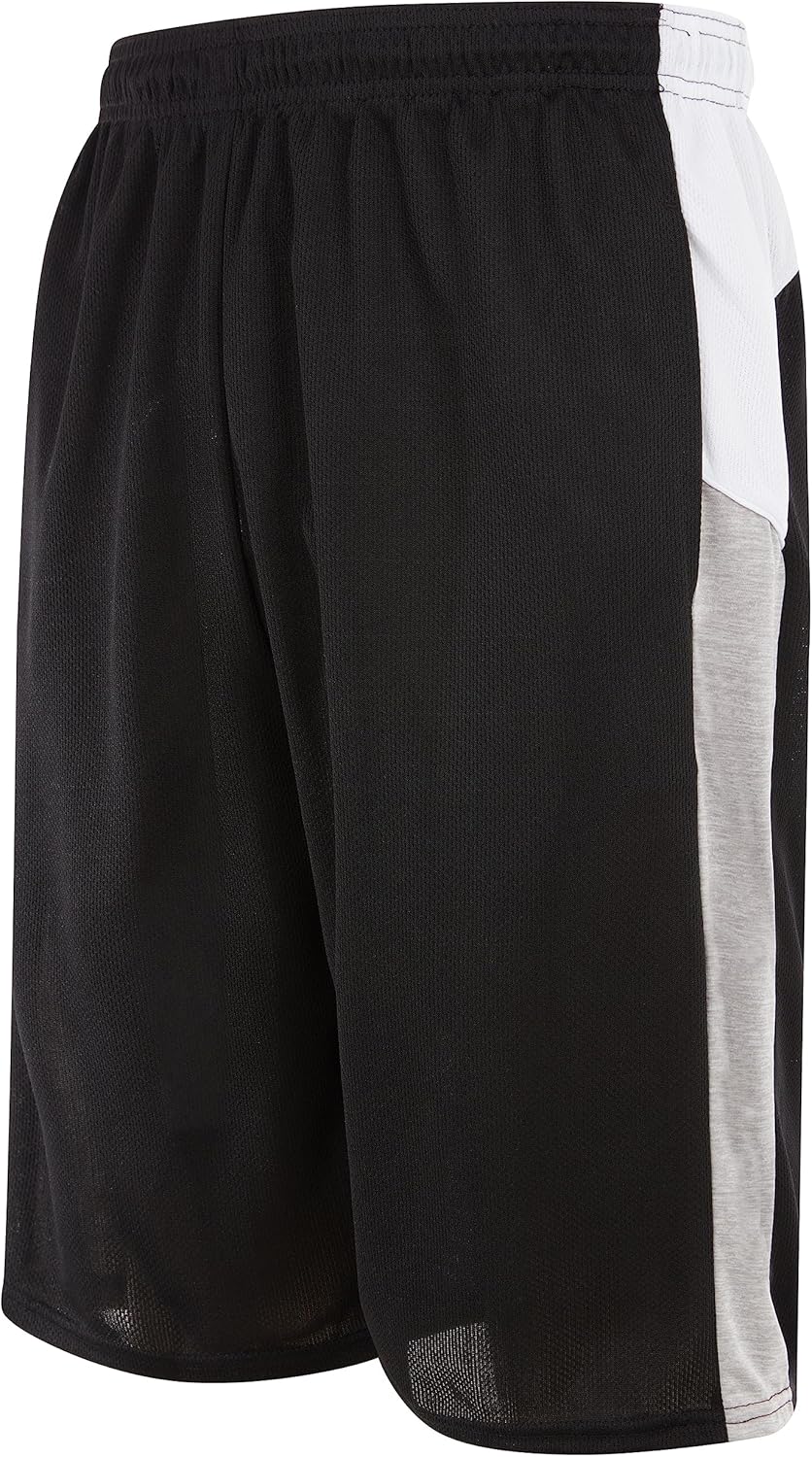 Skiennix Men's Basketball Shorts - Active Athletic Performance Gym Shorts with Pockets | 4 Pack
