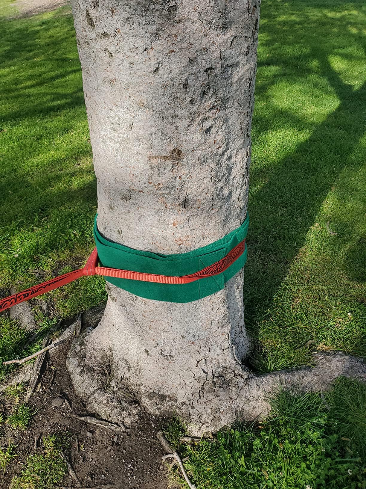 Tree Protectors for Slacklines 79" x 4" Tree Guards - 2 Piece Non-Slip Felt Wraps with Anti-Slip Guide Straps - Perfect Outdoor Tree Wear for Ziplines Hammocks Slackline Rope