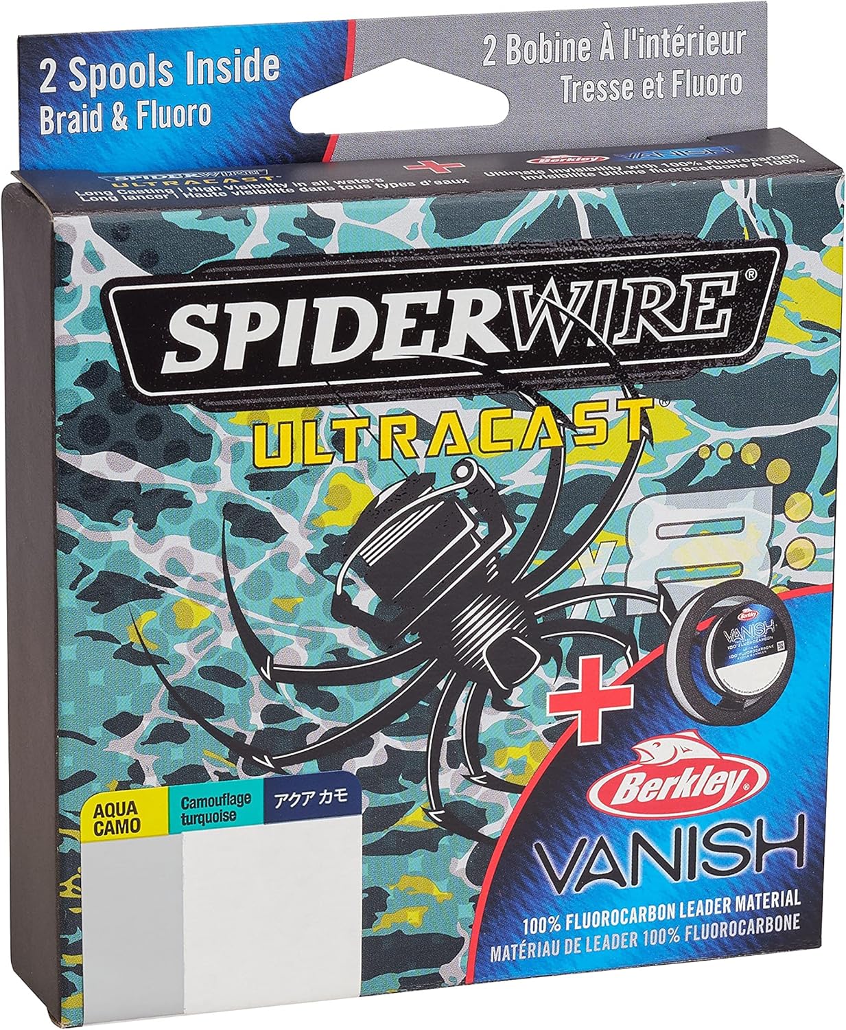 SpiderWire UltraCast Braided Fishing Line - High Strength & Sensitivity | 150 Yards, Green