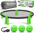 GoSports SLAMMO PRO Game Set - Enhanced PRO Set with 3 Balls, Pump & Carrying Case for Ultimate Fun