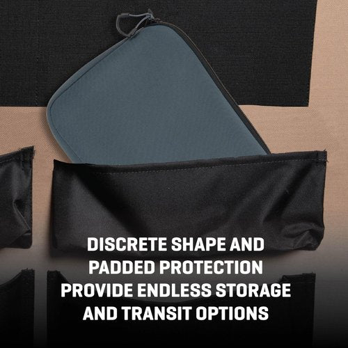 Allen Company Neoprene Pistol Pouch, Full-Size Handguns up to 9”, Charcoal
