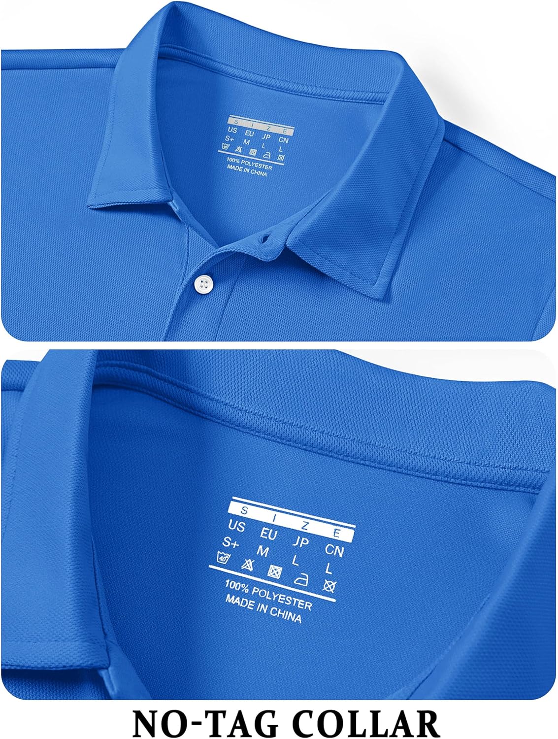 TACVASEN Men's Golf Shirt - Dry Fit Performance Polo with Collar | Short Sleeve, Stylish & Comfortable