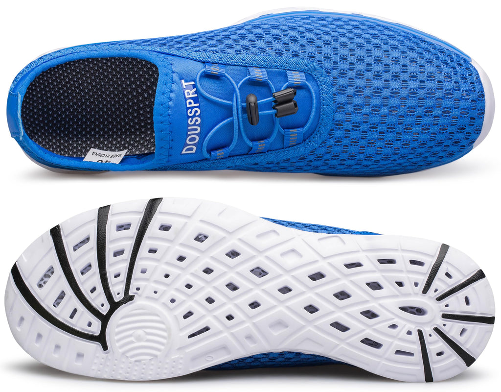 DOUSSPRT Women's Water Shoes Quick Drying Sports Aqua Shoes RoyalBlue 11