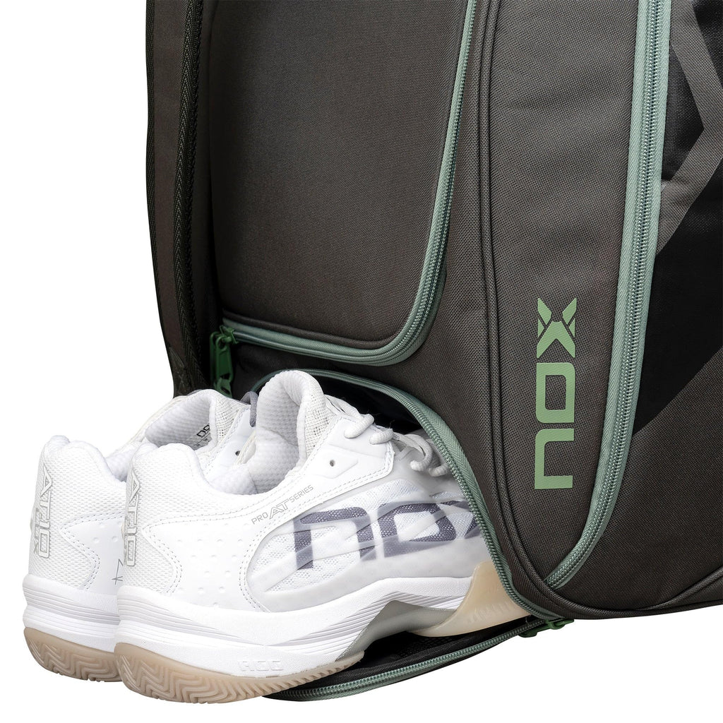 Padel Racket Bag AT10 Competition Trolley | High-Capacity Padel Bag for Men | NOX ThermoTech Thermal Compartment | Multi-Functional Backpack & Shoulder Bag | Holds Up to 3 Padel Rackets & Accessories