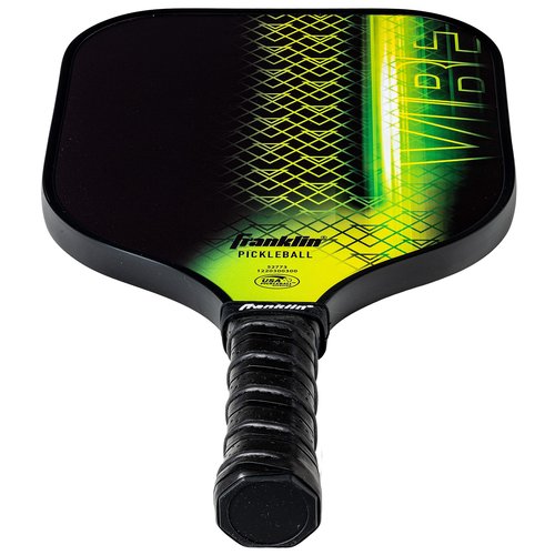 Franklin Sports Pickleball Paddle - Vibe Polypropylene Core Racket - Official USA Pickleball (USAPA) Approved Paddle - Lightweight Pro Racket - Green - 13mm Thick Core
