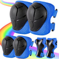 Skiennix Knee Pads for Kids 3-14 Years - 3-in-1 Set with Elbow Pads & Wrist Guards for Biking, Scooting, & Skating