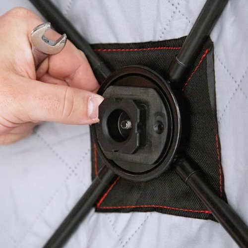 Eskimo® E-Hub™ Cup Holder, Shelters, Black, Locking Connection, E-Hub System 44631