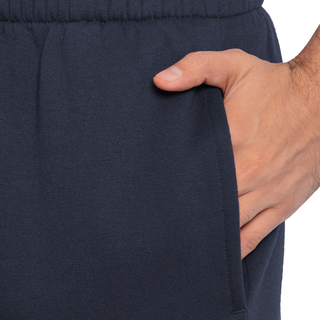Fruit of the Loom Men's Eversoft Fleece Joggers, Moisture Wicking & Breathable, Navy, XX-Large