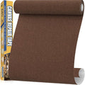 Canvas Repair Tape - 16 x 63 Inch Waterproof Heavy-Duty Fabric for Furniture & Outdoor Use - Dark Brown