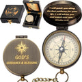 God's Guide & Blessing Wood Box | Inspirational Gift for Men & Boys - Perfect for Baptism & Graduation