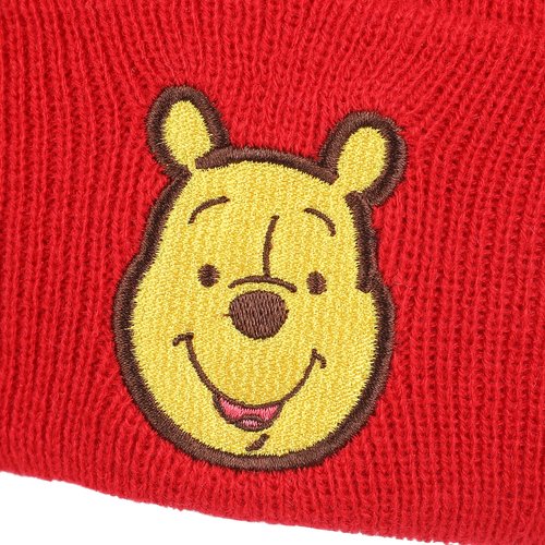 Bioworld Winnie The Pooh Embroidery Acrylic Knit Cuff Beanie