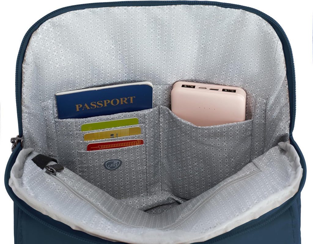 Travelon Anti-Theft Compact Backpack - Secure Design for Travel | Lightweight & Versatile