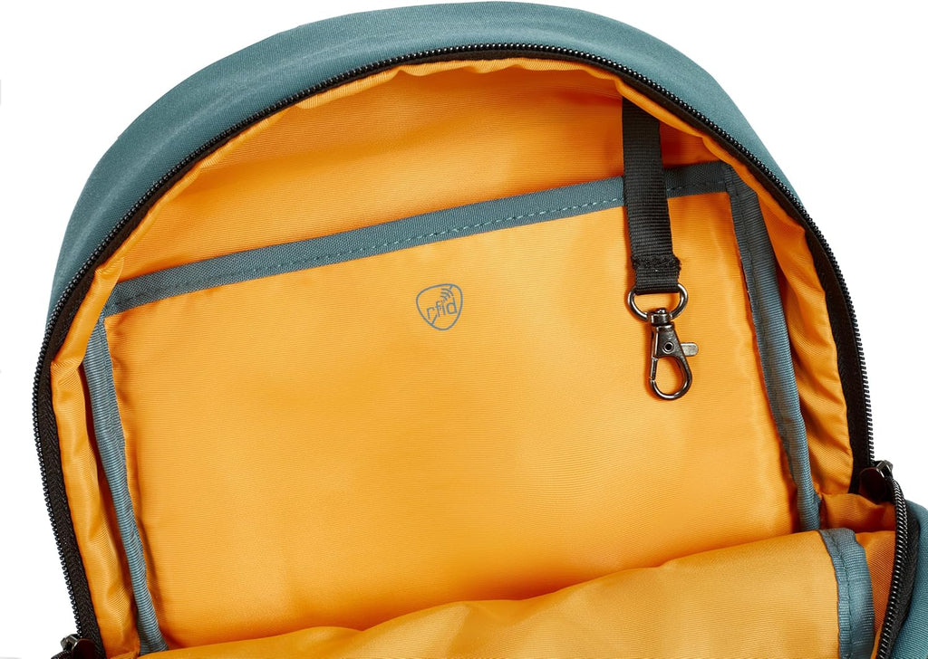 Travelon Anti-Theft Small Backpack - XL Water Bottle Pocket for Secure Travel Essentials