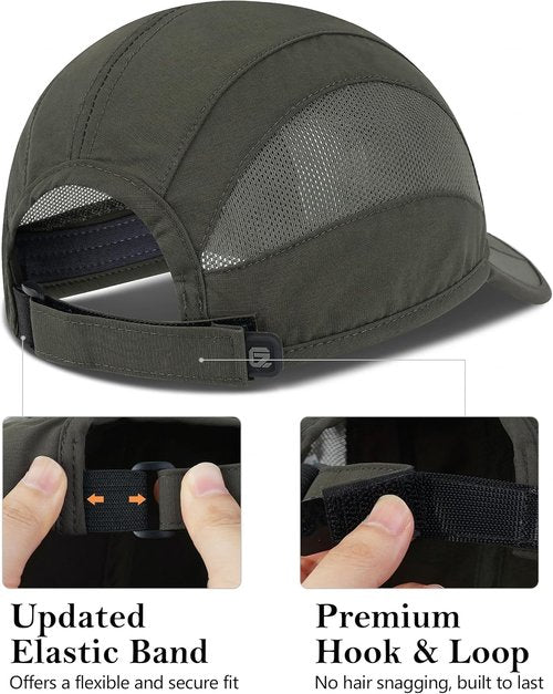 GADIEMKENSD Outdoor Running Hat - Breathable Mesh Design | 2-Pack for Ultimate Comfort