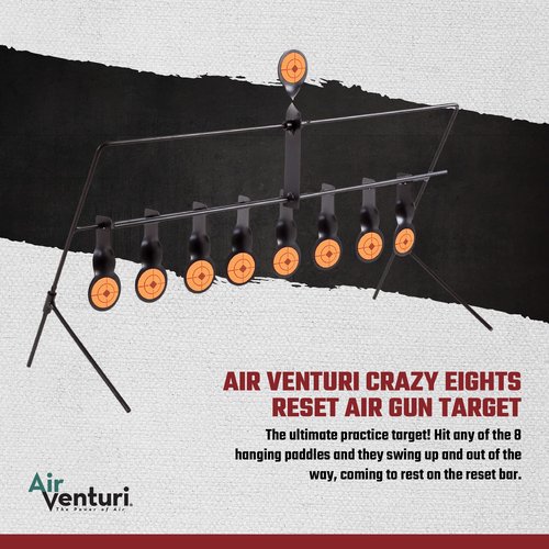 Air Venturi Crazy Eights Reset Airgun Target