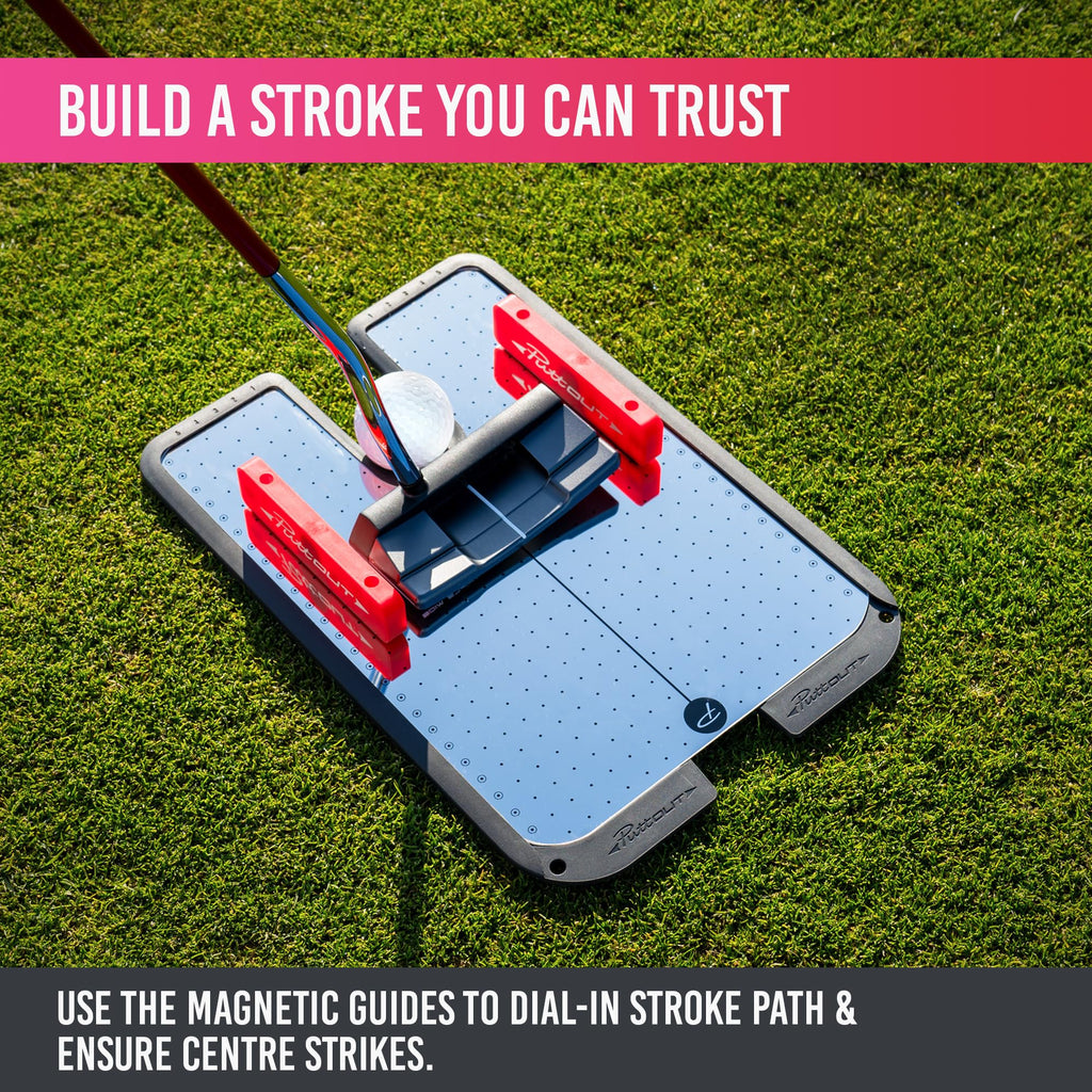 PuttOUT Magnetic Putting Mirror with Adjustable Gate