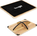 Yes4All 350LBS Professional Wooden Balance Board - Anti-Slip Wobble Board for Leg Workouts | Perfect for Standing Desks