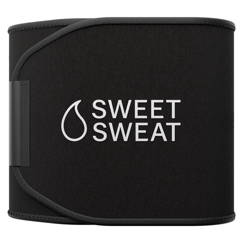 Sports Research Sweet Sweat Waist Trimmer Extra-Coverage (XC) - Premium Sweat Enhancing Fitness Band with More Belly Coverage - Adjustable Fit · Latex-Free Neoprene · More Coverage - XXL Black