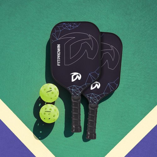 FITPROWIN Outdoor Pickleball Balls 40 Holes Pickle Ball High Bounce & Durability Pickle Balls 4/12/36 Pack Great Visibility Neon Green Pickleballs for Beginners Professionals
