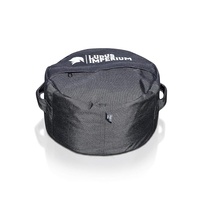 100 lb Round Fitness Sandbag with Two Handles – Heavy Duty Training Sandbags