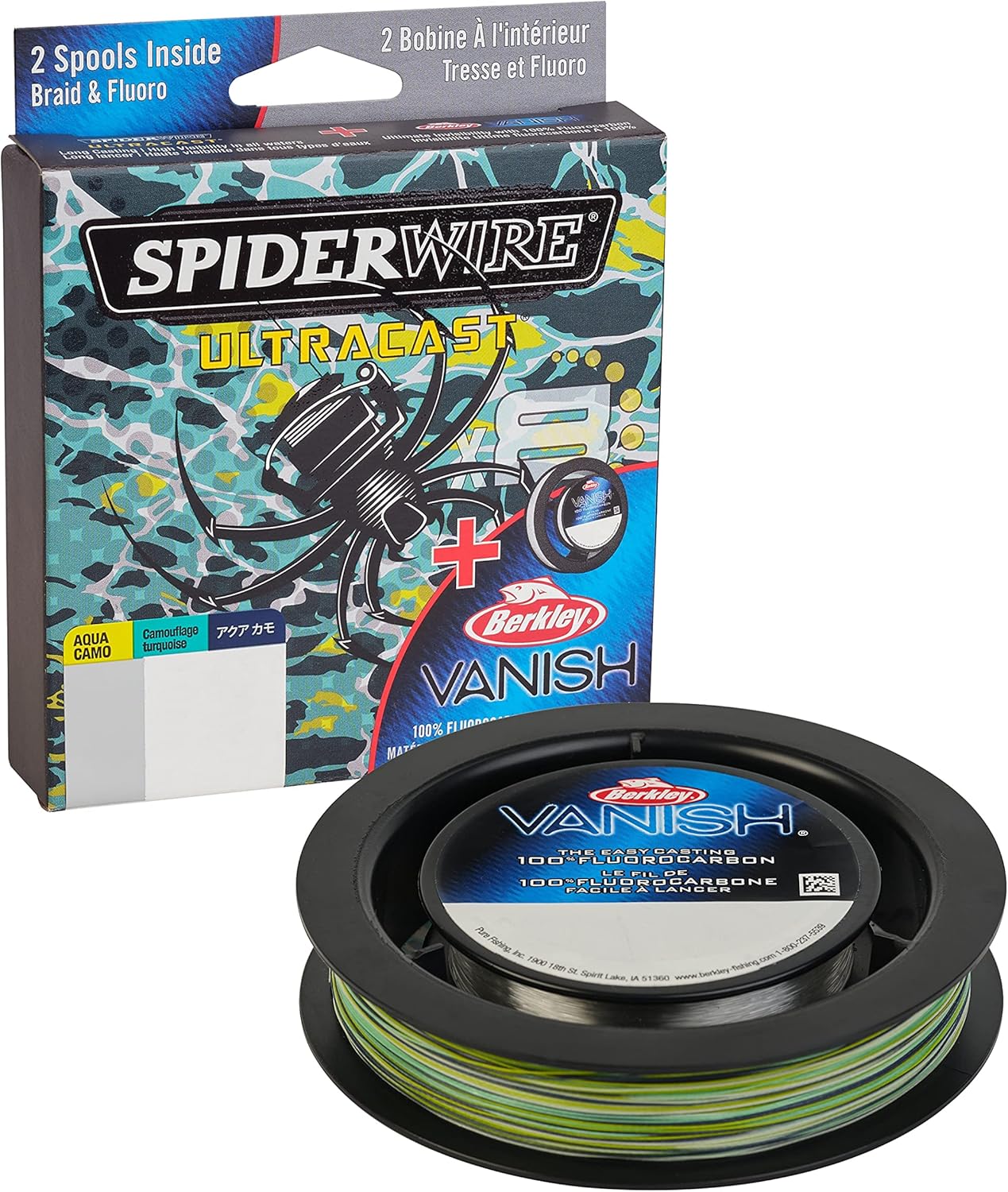 SpiderWire UltraCast Braided Fishing Line - High Strength & Sensitivity | 150 Yards, Green