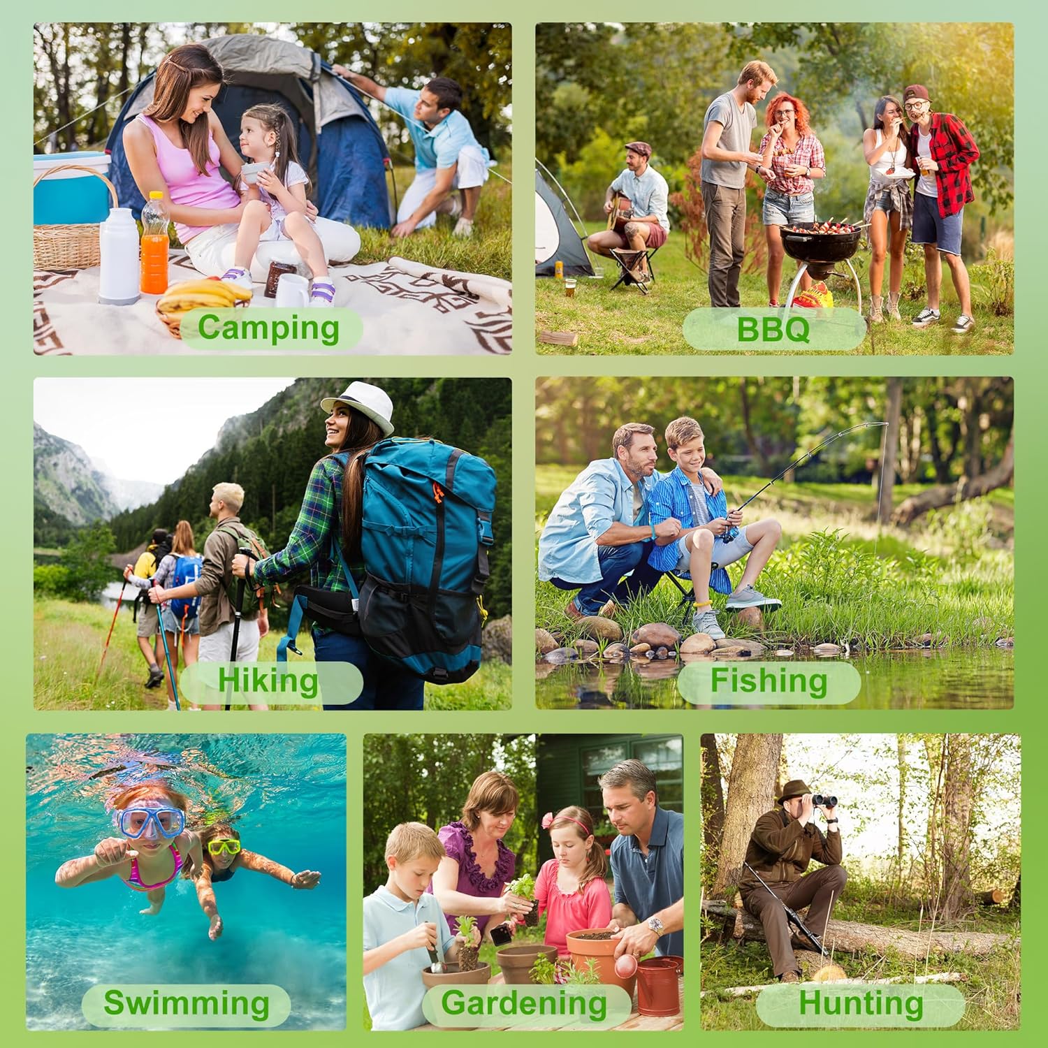 Skiennix Mosquito Bracelets - DEET-Free, Waterproof Citronella Bands for Adults & Kids | 24 Pack