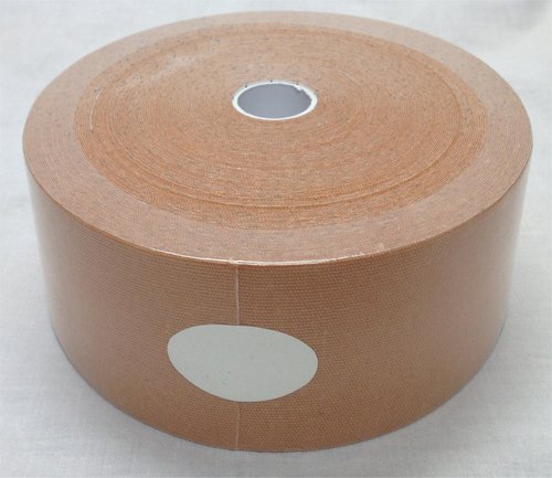 Therapist’s Choice® Kinesiology Tape, 2"x105' PRE-Cut Bulk Roll (Beige), PRE-Cut into Easy-to-Apply 10 inch Strips.
