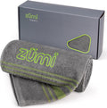 Zumi 100% Cotton Quick Dry Travel Towel - Soft, Compact & Highly Absorbent | Gray, Ideal for Beach & Gym