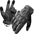 ZUNE LOTOO Tactical Touchscreen Gloves - TPR Finger Impact Protection & Padded Palm for Men | Ideal for Motorcycle, Airsoft, Paintball, Work