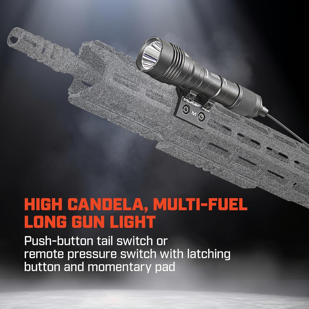 Streamlight 88066 ProTac Rail Mount HL-X Tactical LED Flashlight - 1000 Lumen, Ten-TAP Programmable, Black